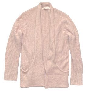 The Impeccable Pig Blush Fuzzy Cardigan